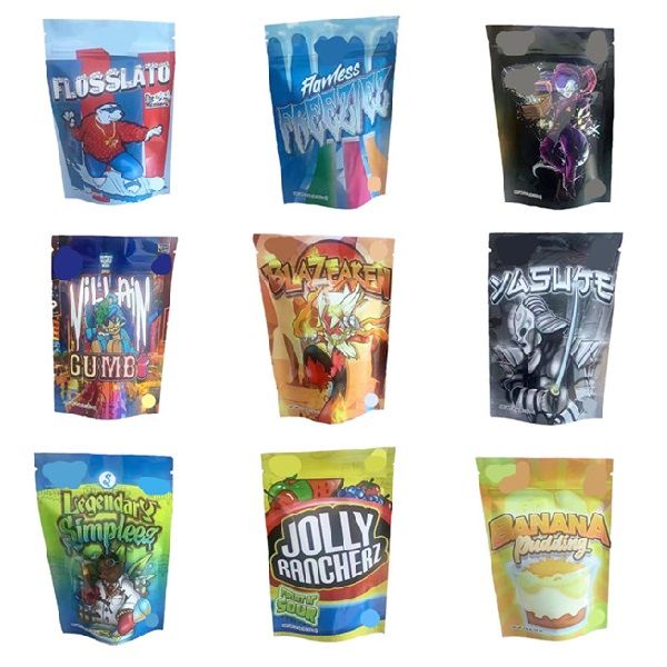 stock sale 3.5g mylar packaging bags flosslato flawless er blazeken banana pudding jolly rancherz legendary simpleez resealable edibles bagg
stock sale 3.5g mylar packaging bags flosslato flawless er blazeken banana pudding jolly rancherz legendary simpleez resealable edibles bagg