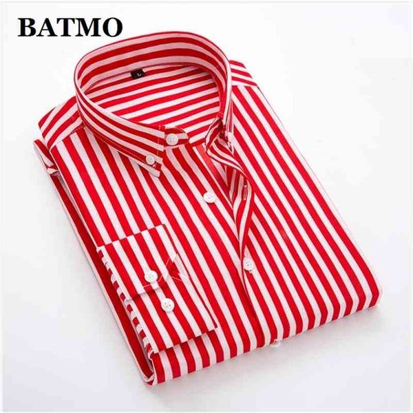 batmo arrival spring stirped casual red shirts men,men's striped shirts,white shirts men plus-size s-5xl 210706, White;black
batmo arrival spring stirped casual red shirts men,men's striped shirts,white shirts men plus-size s-5xl 210706, White;black
