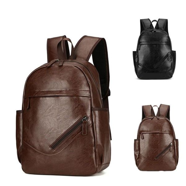 backpack men fashion pu leather external waterproof travel bag casual school bookbag
backpack men fashion pu leather external waterproof travel bag casual school bookbag