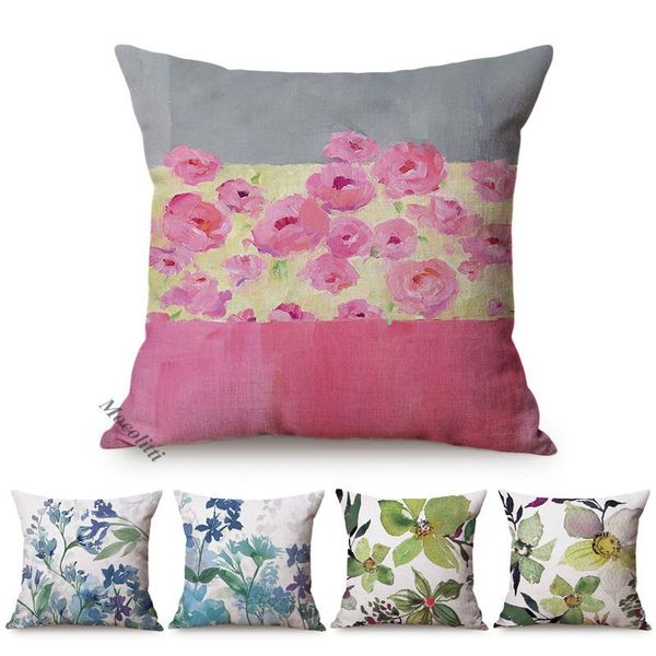 cushion/decorative pillow pink watercolor floral garden chair decoration cushion cover nordic small fresh pastel bloom art sofa throw case 4
cushion/decorative pillow pink watercolor floral garden chair decoration cushion cover nordic small fresh pastel bloom art sofa throw case 4