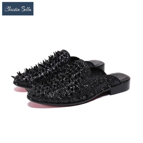 dress shoes christia bella brand designer men summer with rivets luxurious smoking slipper prom and banquet casual loafers, Black
dress shoes christia bella brand designer men summer with rivets luxurious smoking slipper prom and banquet casual loafers, Black