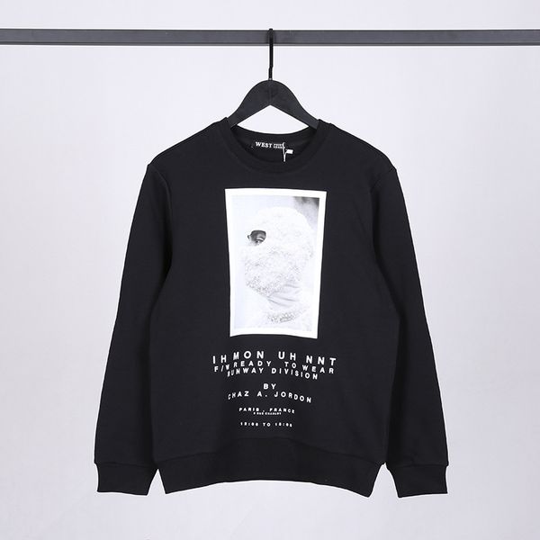 autumn winter strange story pearl mask head portrait round neck chinese new rap tide br loose hip-hop men's and women's sweater, Black
autumn winter strange story pearl mask head portrait round neck chinese new rap tide br loose hip-hop men's and women's sweater, Black