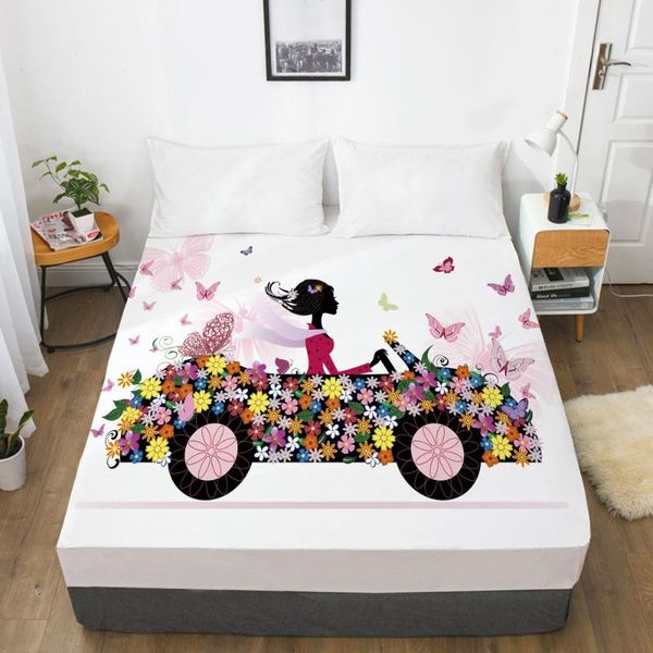 sheets & sets nordic flower fairy fitted sheet bed with an elastic band 150x200/180/200/160x200 mattress cover car
sheets & sets nordic flower fairy fitted sheet bed with an elastic band 150x200/180/200/160x200 mattress cover car