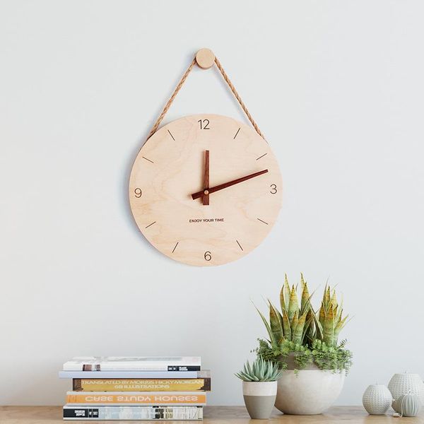 wall clocks wooden carve hanging rope creative clock home decor living room bedroom watch round digital mute quartz 25x25cm
wall clocks wooden carve hanging rope creative clock home decor living room bedroom watch round digital mute quartz 25x25cm