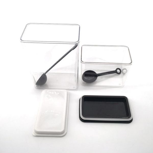 storage bottles & jars plastic sealed box coffee shop special fruit powder square transparent jar bean
storage bottles & jars plastic sealed box coffee shop special fruit powder square transparent jar bean