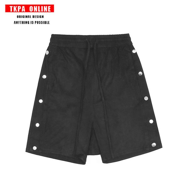 tkpa fashion brand suede buckle ribbon shorts loose side button hip hop high street style sports capris, White;black
tkpa fashion brand suede buckle ribbon shorts loose side button hip hop high street style sports capris, White;black