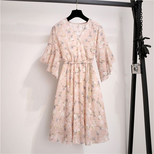 spring summer chiffon women v-neck floral print short es sweet ruffle sleeeve slim 2021 new drawstring ladies dress, Black;gray
spring summer chiffon women v-neck floral print short es sweet ruffle sleeeve slim 2021 new drawstring ladies dress, Black;gray