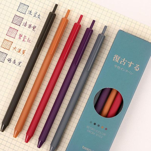 quick-dry color gel pens press dynamic retro hand pen students take notes dedicated stationery office accessories
quick-dry color gel pens press dynamic retro hand pen students take notes dedicated stationery office accessories