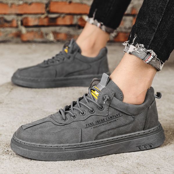men's autumn 2021 new men's british fashion versatile board work sports leisure shoes, Black
men's autumn 2021 new men's british fashion versatile board work sports leisure shoes, Black