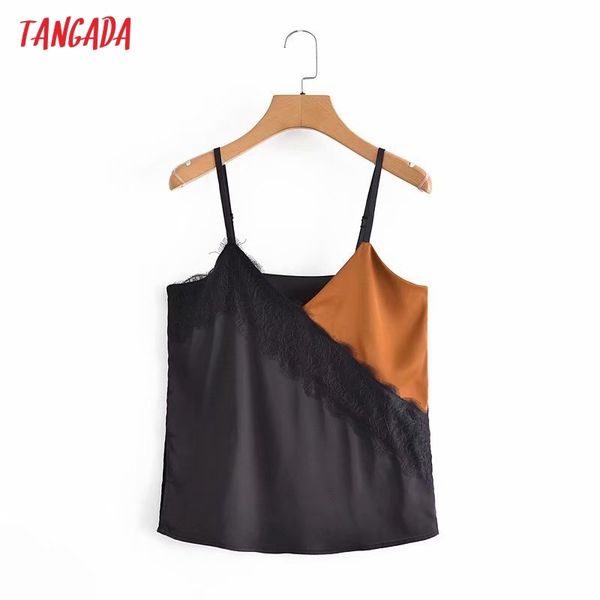 women lace patchwork camis crop spaghetti strap sleeveless backless short blouses shirts female 2g20 210416, White
women lace patchwork camis crop spaghetti strap sleeveless backless short blouses shirts female 2g20 210416, White