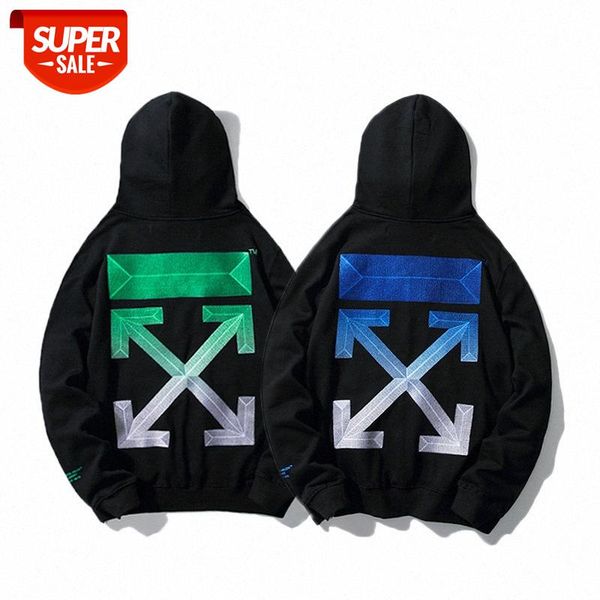 ow gradient embroidery arrow cordon pure cotton pullover hooded sweater men #fa49, Black
ow gradient embroidery arrow cordon pure cotton pullover hooded sweater men #fa49, Black