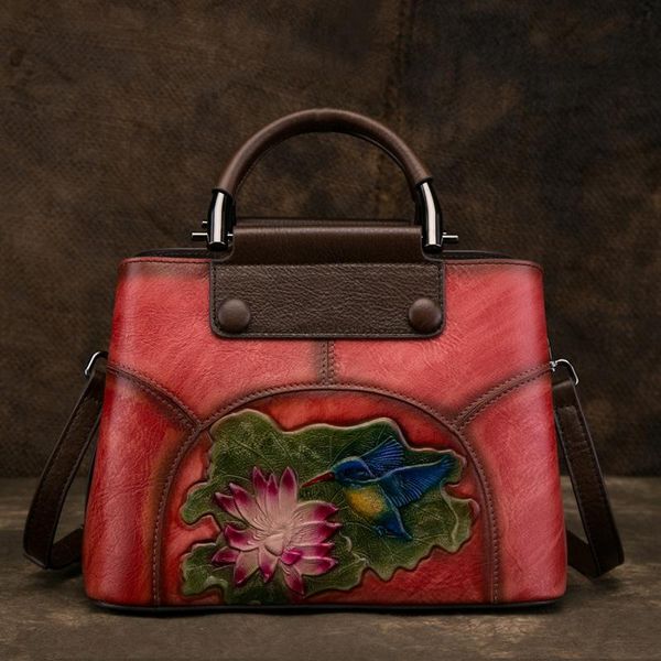 evening bags head leather women's bag retro embossed splicing original hand color technology trend one shoulder slant cross
evening bags head leather women's bag retro embossed splicing original hand color technology trend one shoulder slant cross