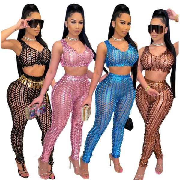 hole burn out two piece set tank crop and pants sweat suit bodycon bandage outfits for women club wear summer elastic women's, White
hole burn out two piece set tank crop and pants sweat suit bodycon bandage outfits for women club wear summer elastic women's, White