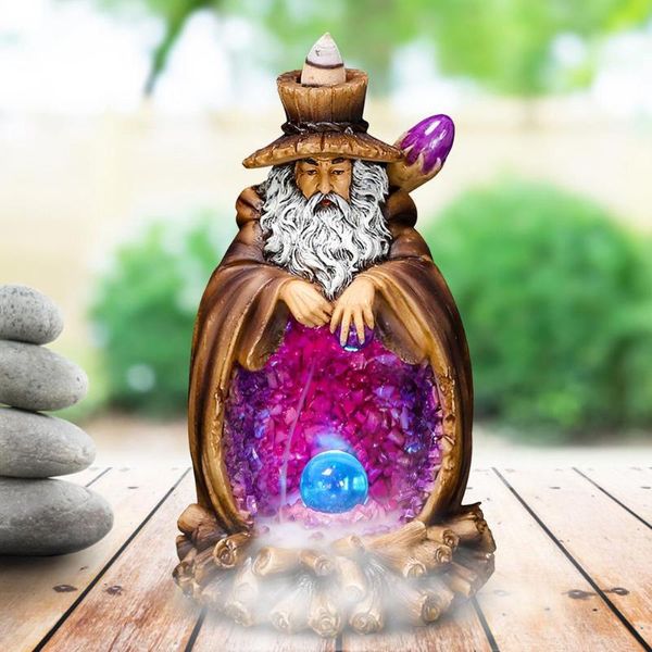 fragrance lamps backflow incense burner old man resin statue crystal stone cave aroma smoke censer holder handcrafts home coffee table decor
fragrance lamps backflow incense burner old man resin statue crystal stone cave aroma smoke censer holder handcrafts home coffee table decor