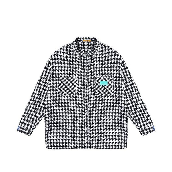 men's casual shirts spring and autumn thin coat street fashion plaid collar shirt men, White;black
men's casual shirts spring and autumn thin coat street fashion plaid collar shirt men, White;black