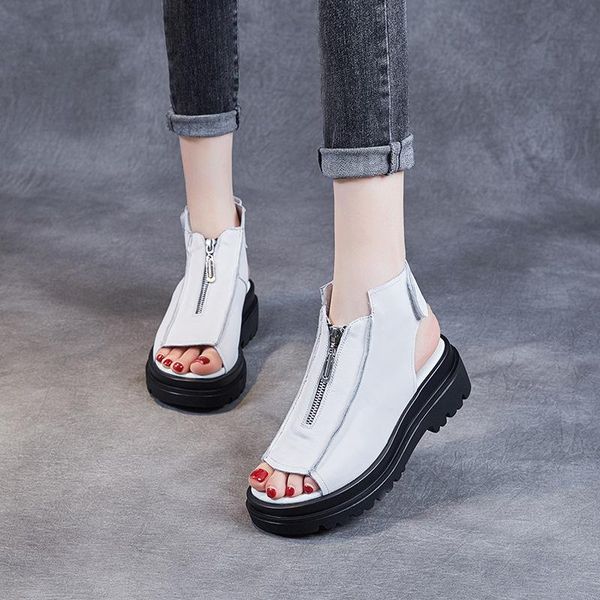 dress shoes women leather sandals high heels wedge summer for handmage genuine white casual peep toe, Black
dress shoes women leather sandals high heels wedge summer for handmage genuine white casual peep toe, Black
