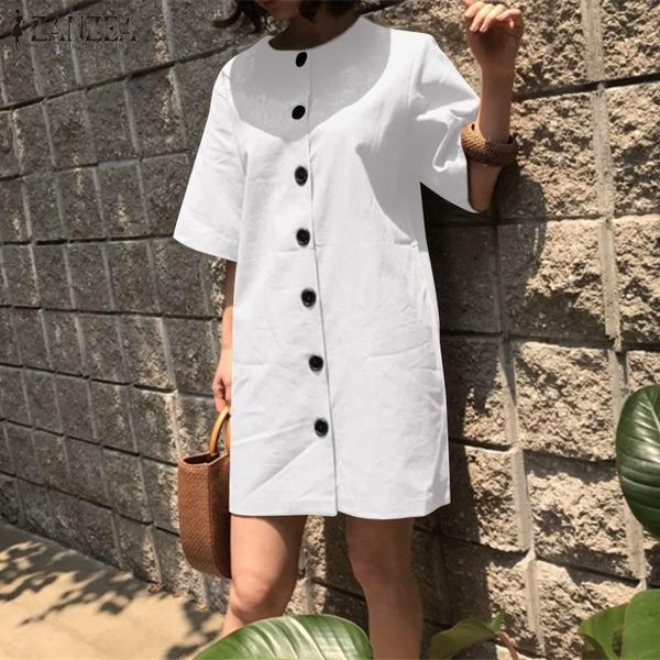 casual dresses femme leisure dress midi vestido korean style short shirt oversizes pure cotton sundress loose o-neck elegant robe, Black;gray
casual dresses femme leisure dress midi vestido korean style short shirt oversizes pure cotton sundress loose o-neck elegant robe, Black;gray
