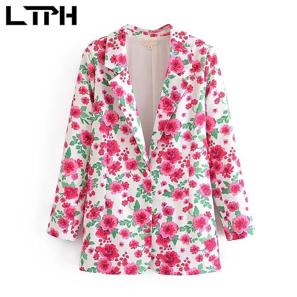 women's suits & blazers ltph fashion carnation print blazer women long sleeve jackets single button elegant mid-length lady suit coat 2, White;black
women's suits & blazers ltph fashion carnation print blazer women long sleeve jackets single button elegant mid-length lady suit coat 2, White;black