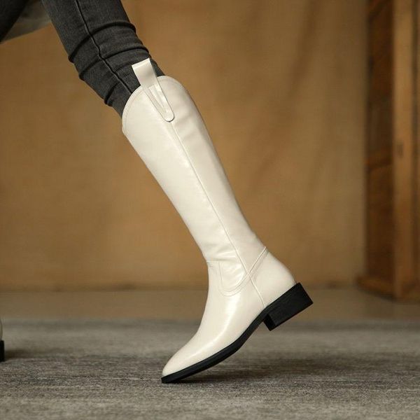 boots cow leather beige women knee high side zipper autumn riding bottes comfort flats winter bottine femininos black botas
boots cow leather beige women knee high side zipper autumn riding bottes comfort flats winter bottine femininos black botas