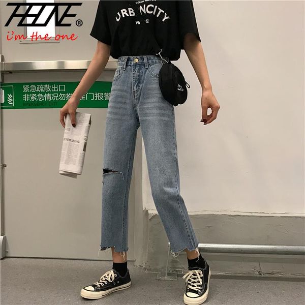 women's ripped jeans pants fashion high waist denim cool holes capri trousers female pantalones vaqueros mujer, Blue
women's ripped jeans pants fashion high waist denim cool holes capri trousers female pantalones vaqueros mujer, Blue