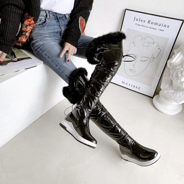 boots dilalula over knee high snow ladies med wedge heels casual walk winter long women warm shoes woman size 34 43, Black
boots dilalula over knee high snow ladies med wedge heels casual walk winter long women warm shoes woman size 34 43, Black
