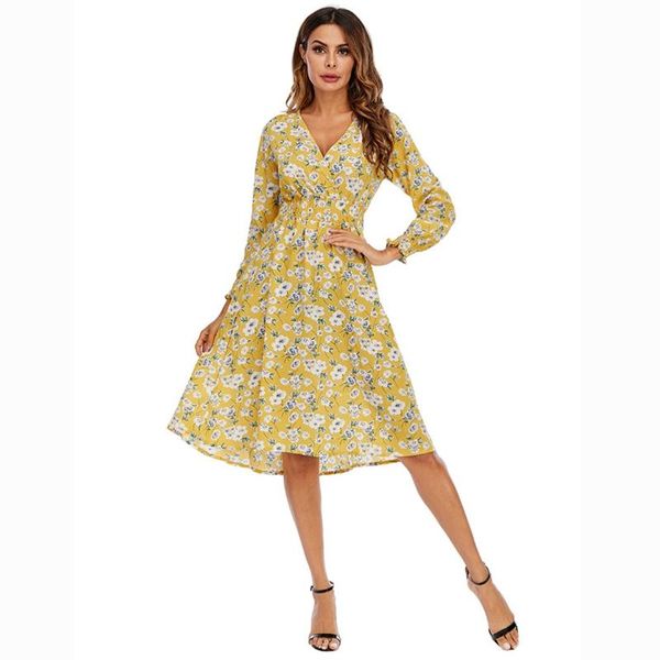casual dresses female long sleeve dress women floral printed chiffon elegant retro slim, Black;gray
casual dresses female long sleeve dress women floral printed chiffon elegant retro slim, Black;gray