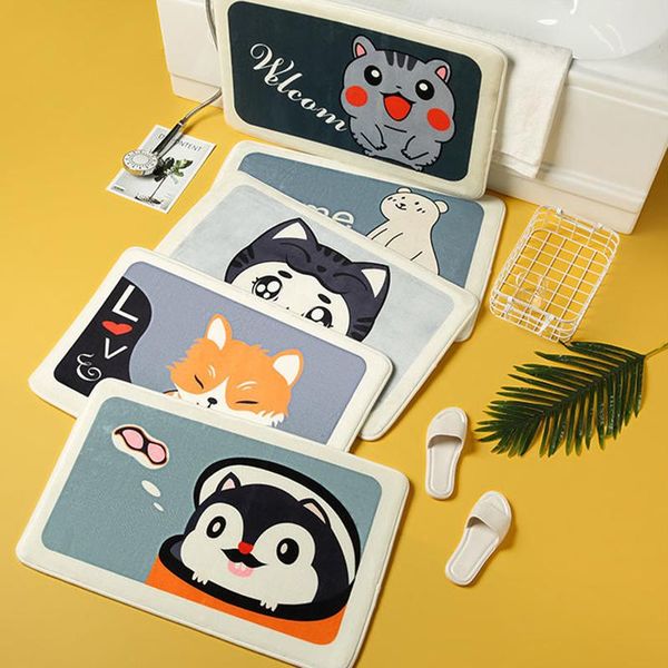 anti-slip door mat bathroom entrance bath rug toilet absorbent cartoon animal cute soft carpets
anti-slip door mat bathroom entrance bath rug toilet absorbent cartoon animal cute soft carpets