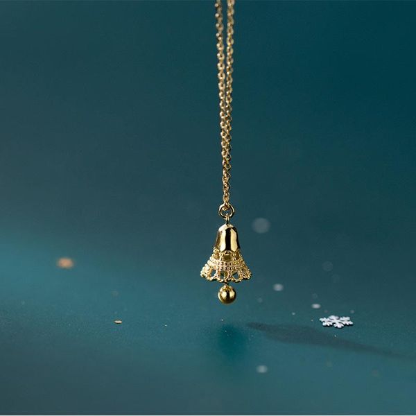 chains pure real 925 sterling silver necklace chain for women teen girl christmas bell cute pendant fine jewelry xmas present 2021
chains pure real 925 sterling silver necklace chain for women teen girl christmas bell cute pendant fine jewelry xmas present 2021