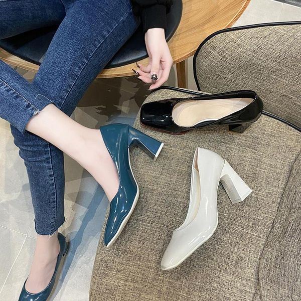 women shoes 2021 spring pumps slip on chunky sandals shallow mouth sweet gold heels footwear square toe latest all-match slip-o dress, Black
women shoes 2021 spring pumps slip on chunky sandals shallow mouth sweet gold heels footwear square toe latest all-match slip-o dress, Black