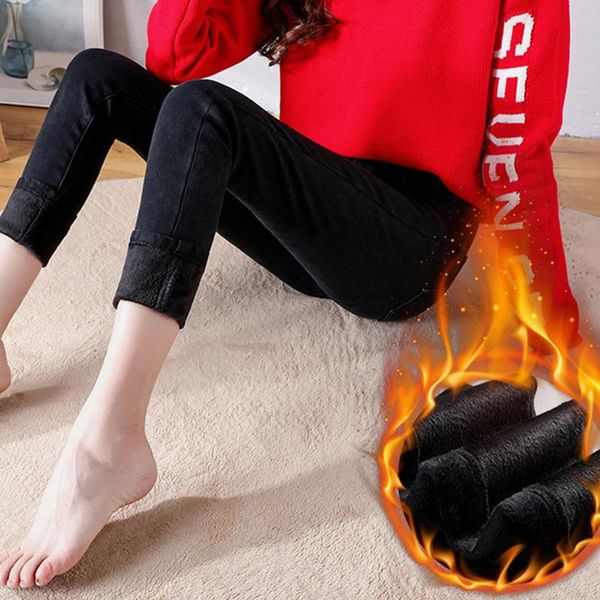 women's jeans denim elastic pencil pants slim fit fashion thickened warm winter plus velvet, Blue
women's jeans denim elastic pencil pants slim fit fashion thickened warm winter plus velvet, Blue