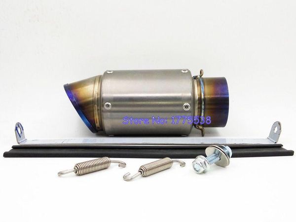 motorcycle exhaust system customized inlet 51mm 61mm 63mm 65mm muffler pipe titanium alloy motor bike mufflers escape
motorcycle exhaust system customized inlet 51mm 61mm 63mm 65mm muffler pipe titanium alloy motor bike mufflers escape