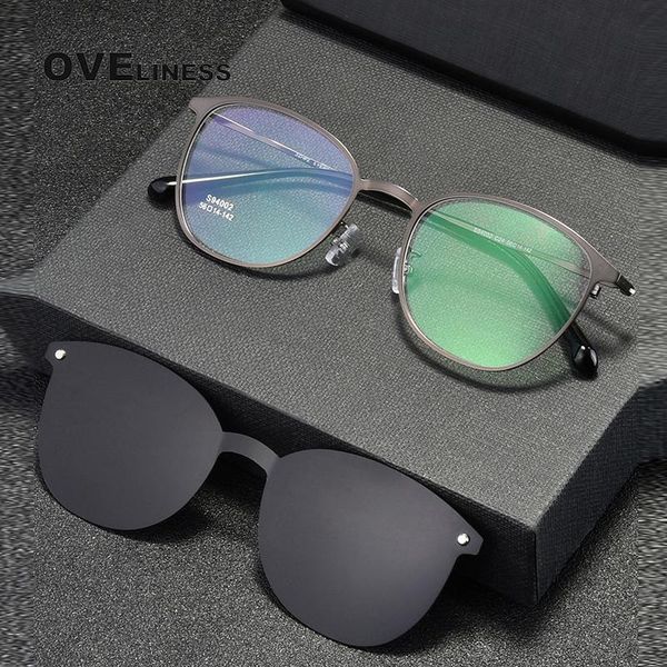 fashion sunglasses frames retro eyeglasses polarized magnet clip on glasses frame men women myopia prescription optical eyewear, Black
fashion sunglasses frames retro eyeglasses polarized magnet clip on glasses frame men women myopia prescription optical eyewear, Black