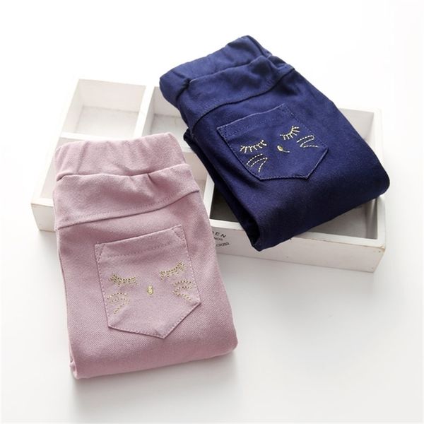 spring autumn trousers 2-10t years children cotton solid color pattern basic elastic little kids girl skinny pants 210701, Blue
spring autumn trousers 2-10t years children cotton solid color pattern basic elastic little kids girl skinny pants 210701, Blue