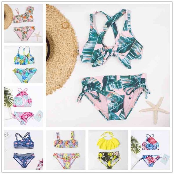 3-14 years leaf print bandage girls kids swimwear swimsuit children bikini set multi style baby biquini bathing suit a277 210728, White;black
3-14 years leaf print bandage girls kids swimwear swimsuit children bikini set multi style baby biquini bathing suit a277 210728, White;black
