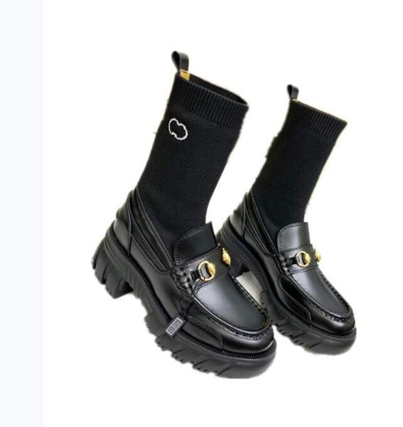 fashion trendy big brand ladies short boots stitching thick heel thick sole round toe front with metal buckle hollow formal dress casual bla, Black
fashion trendy big brand ladies short boots stitching thick heel thick sole round toe front with metal buckle hollow formal dress casual bla, Black