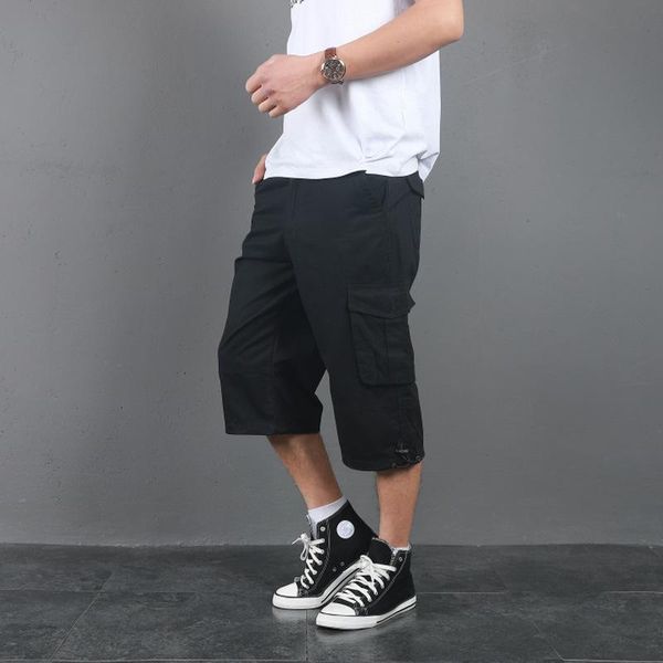 men's shorts summer military beach tactical trousers cargo multi pocket loose climbing trekking, White;black
men's shorts summer military beach tactical trousers cargo multi pocket loose climbing trekking, White;black