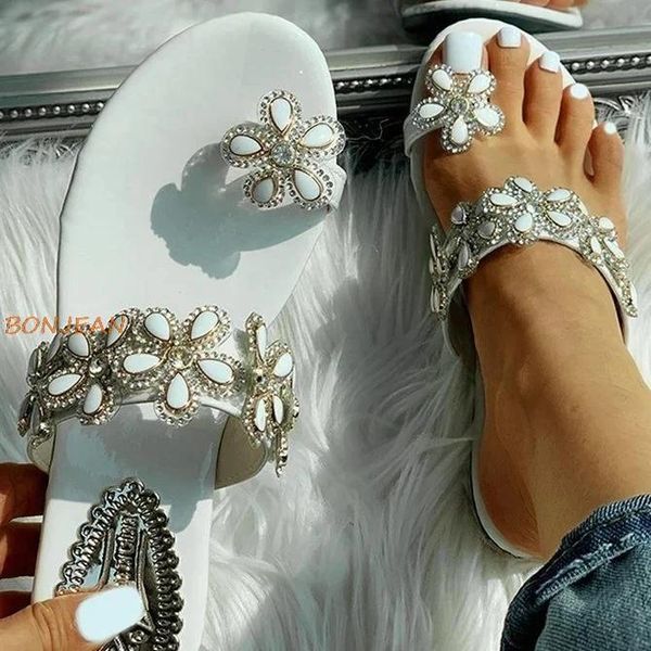 slippers 2021 summer women fashion casual crystal solid flower flats shoes outdoor beach ladies plus size, Black
slippers 2021 summer women fashion casual crystal solid flower flats shoes outdoor beach ladies plus size, Black