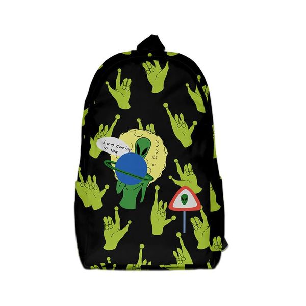 backpack 2021 fashion casual 3d alien schoolbag men/women shoulder travel bag print hip hop teenage girls
backpack 2021 fashion casual 3d alien schoolbag men/women shoulder travel bag print hip hop teenage girls