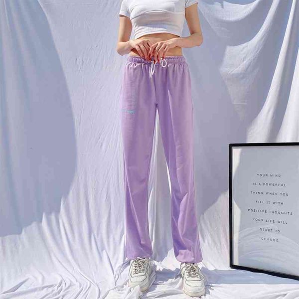 women's jeans purple slim casual pencil pants high elastic waist pockets letter print fashion 2021 spring new sweatpants 453g, Blue 
women's jeans purple slim casual pencil pants high elastic waist pockets letter print fashion 2021 spring new sweatpants 453g, Blue