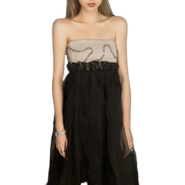 casual dresses european spring autumn niche design sense heavy industry beaded tube stitching fluffy gauze women fashion 2021, Black;gray
casual dresses european spring autumn niche design sense heavy industry beaded tube stitching fluffy gauze women fashion 2021, Black;gray
