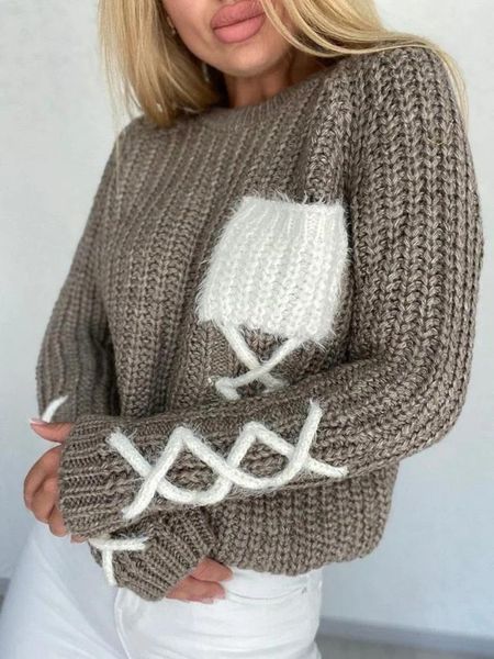 women's sweaters 2021 fall sweet gentle round neck tethered pit christmas eve warm pocket casual knitting sweater rainbow long sleeve w, White;black
women's sweaters 2021 fall sweet gentle round neck tethered pit christmas eve warm pocket casual knitting sweater rainbow long sleeve w, White;black