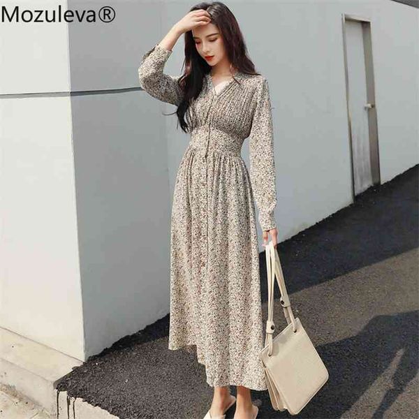vinatge single-breasted v-neck floral a-line women full sleeve slim elastic waist chiffon midi female dress 210416, White
vinatge single-breasted v-neck floral a-line women full sleeve slim elastic waist chiffon midi female dress 210416, White