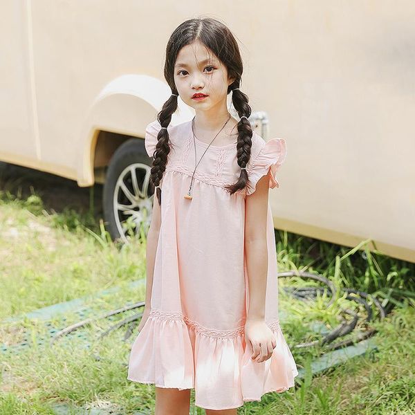 girl's dresses baby big girl dress kid petal sleeve knee length party for girls clothes 2021 white pink summer clothing, Red;yellow
girl's dresses baby big girl dress kid petal sleeve knee length party for girls clothes 2021 white pink summer clothing, Red;yellow