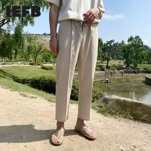 iefb men's casual ankle length pants men's cotton linen comfortable ice summer thin linen sports loose breathable wide leg pants 2, Black
iefb men's casual ankle length pants men's cotton linen comfortable ice summer thin linen sports loose breathable wide leg pants 2, Black