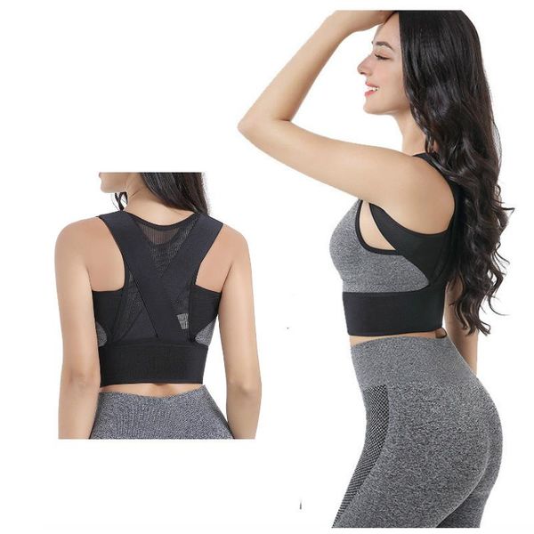 adjustable back posture corrector clavicle spine shoulder lumbar brace support belt correction prevents slouching, Black;blue
adjustable back posture corrector clavicle spine shoulder lumbar brace support belt correction prevents slouching, Black;blue