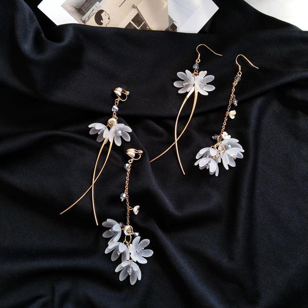 dangle & chandelier korean fresh camellia drop earrings asymmetry girls sweet fairy temperament long tassel fashion jewelry 51, Silver
dangle & chandelier korean fresh camellia drop earrings asymmetry girls sweet fairy temperament long tassel fashion jewelry 51, Silver