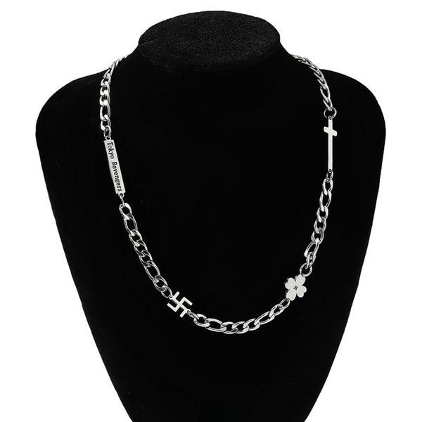 chokers pendant necklace for women 2022 anime tokyo revengers accessories cosplay tachibana hinata jewelry neck chains, Golden;silver
chokers pendant necklace for women 2022 anime tokyo revengers accessories cosplay tachibana hinata jewelry neck chains, Golden;silver