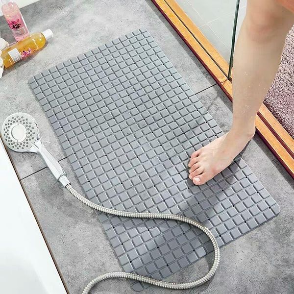 carpets 38*70cm pvc rectangle bathroom mat with suction cup eco-friendly anti-slip soft flexible pure color shower
carpets 38*70cm pvc rectangle bathroom mat with suction cup eco-friendly anti-slip soft flexible pure color shower