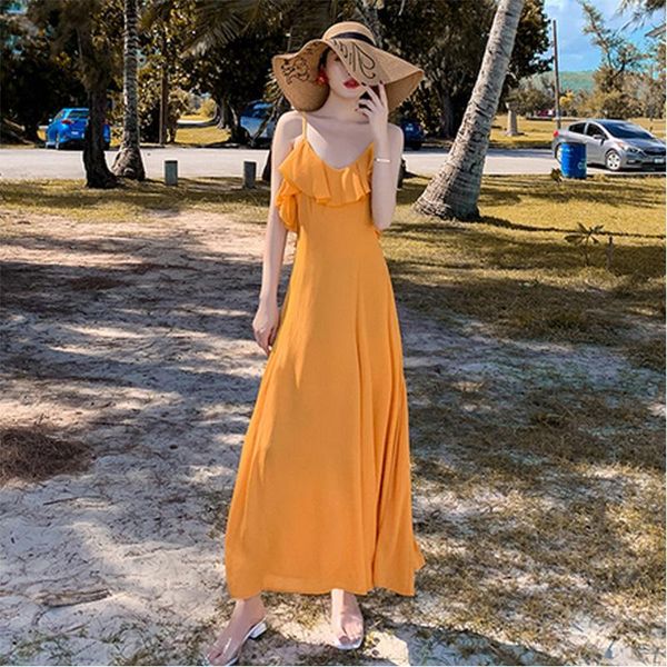 casual dresses needbo princess dress women 2021 vestidos holiday long beach elegant spaghetti strap backless party maxi, Black;gray
casual dresses needbo princess dress women 2021 vestidos holiday long beach elegant spaghetti strap backless party maxi, Black;gray