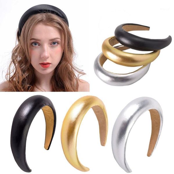 color leather sponge headband fashion catwalk head buckle thickening cloth wide-brimmed ladies hair accessories tool1, Brown
color leather sponge headband fashion catwalk head buckle thickening cloth wide-brimmed ladies hair accessories tool1, Brown